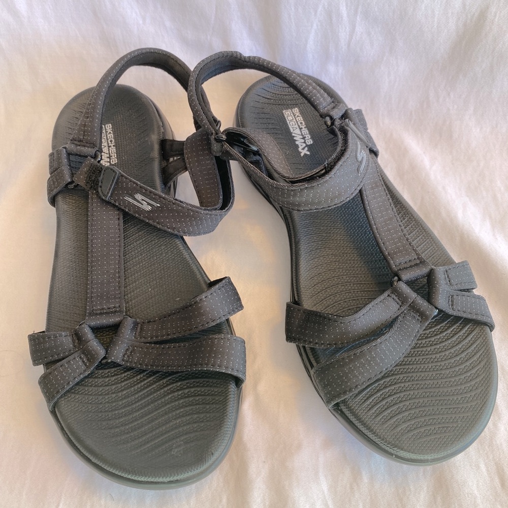 Sketchers On-The-Go 600 Brilliance Sport Sandel Black